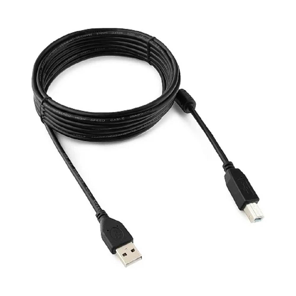 Cablexpert CCF-USB2-AMBM-15 USB 2.0 кабель PRO для соед. 4.5м AM/BM  позол.конт., фер.кол., пакет 