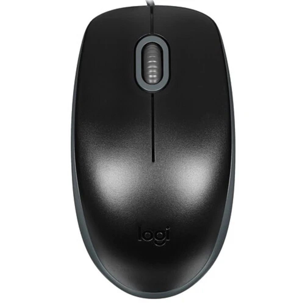 910-005502 Мышь Logitech M110 Silent Black [бесшумная, оптическая, 1000dpi, USB, 1.8м] 