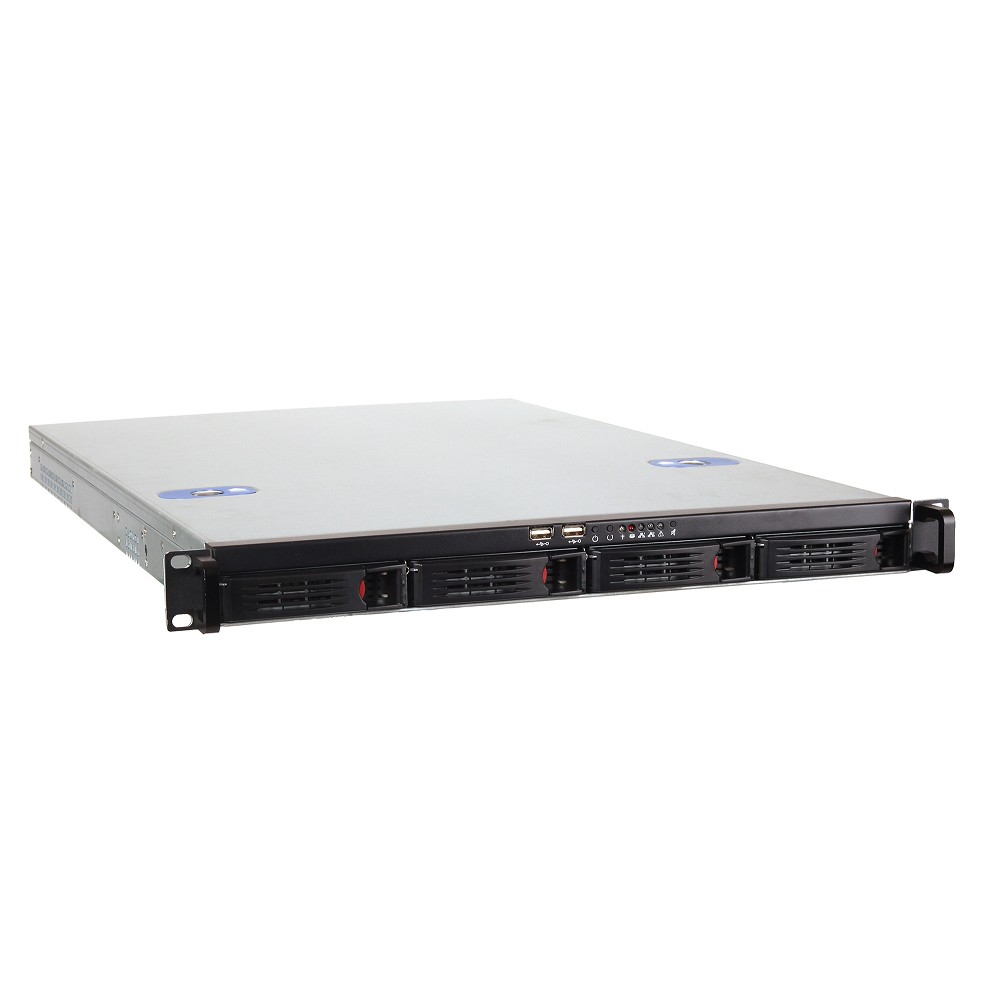 Exegate EX265514RUS Серверный корпус Pro 1U660-HS04 <RM 19",  высота 1U, глубина 660, БП 250ADS, 4xHotSwap, USB>