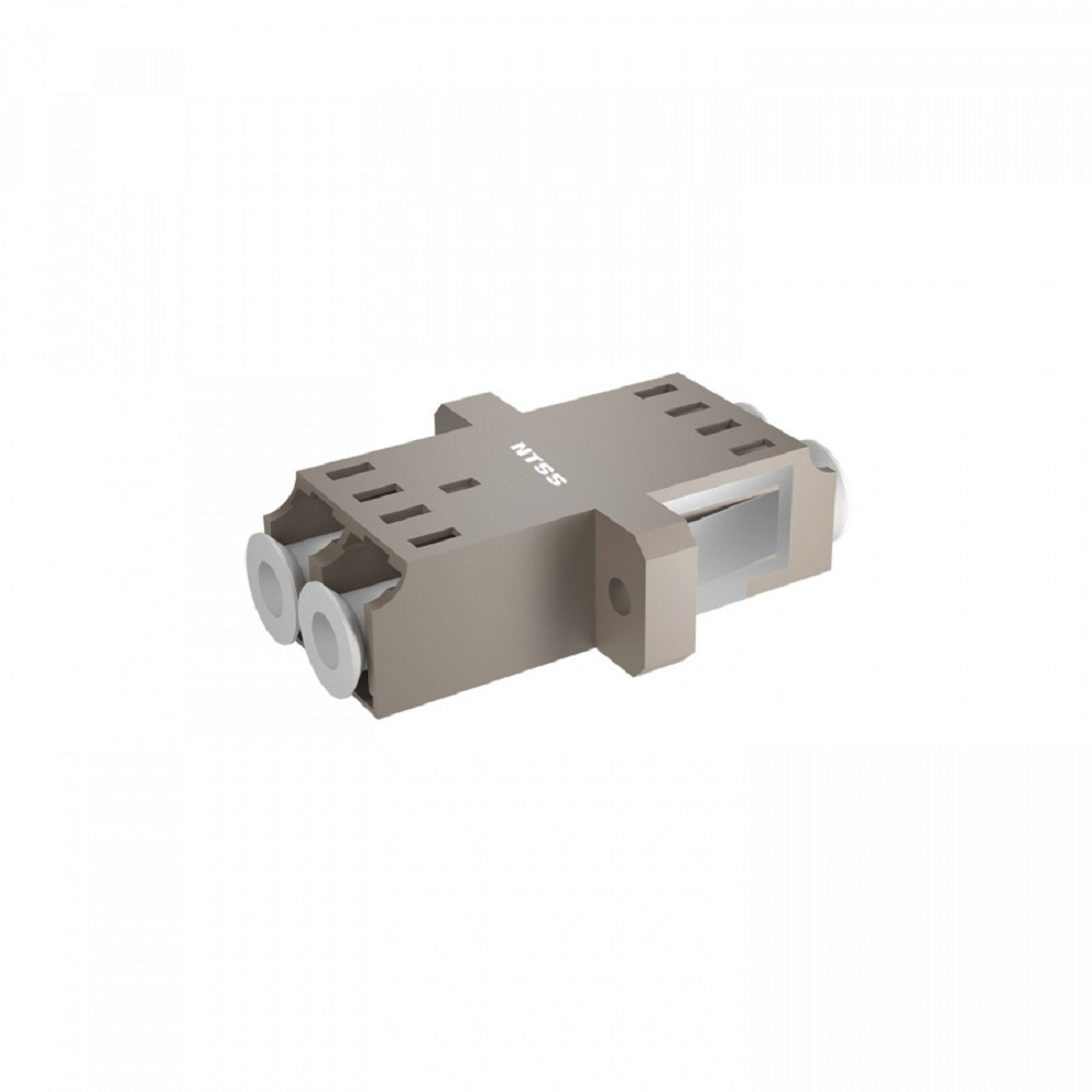 NTSS Адаптер оптический NTSS дуплекс LC mm (слоновая кость) NTSS.2LC/PC/MM-S