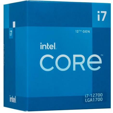 CPU Intel Core i7-12700 Alder Lake BOX {2.1 ГГц/ 4.8 ГГц в режиме Turbo, 25MB, Intel UHD Graphics 770, LGA1700}