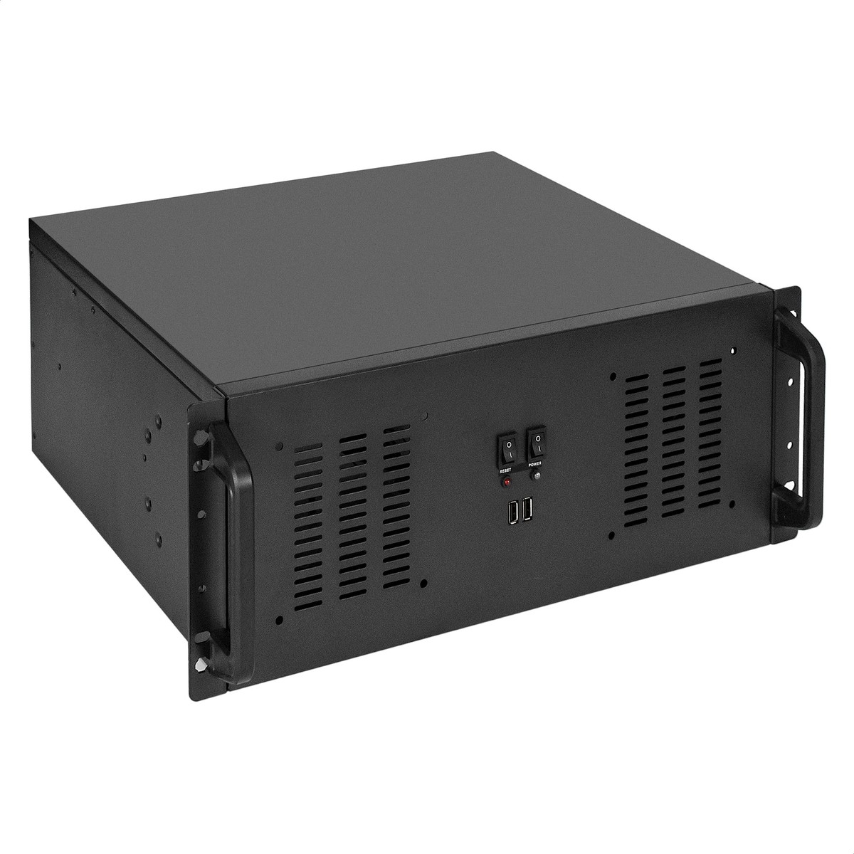 Exegate EX295895RUS Серверный корпус ExeGate Pro 4U350-02 <RM 19", высота 4U, глубина 350, БП 1000RADS, 2*USB>