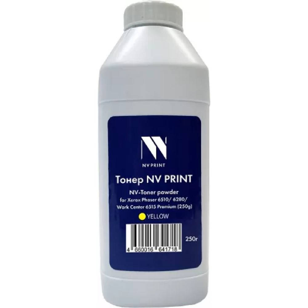 Тонер + девелопер NVP для Xerox Phaser 6510, 6280, WorkCenter 6515 Premium (250г) Yellow