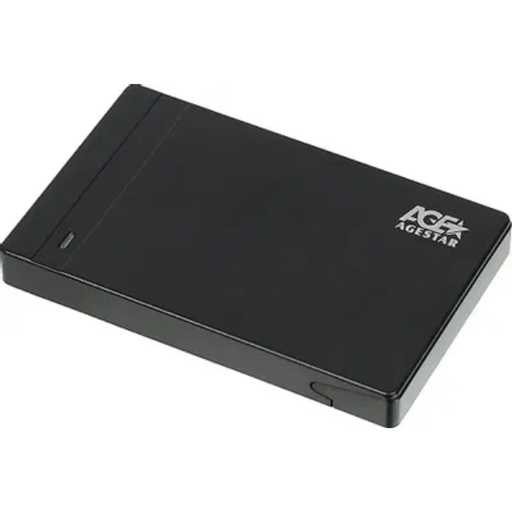 AgeStar 3UB2P3 (BLACK) пластик, чёрный. UASP USB 3.0 Внешний корпус 2.5" SATAIII HDD/SS