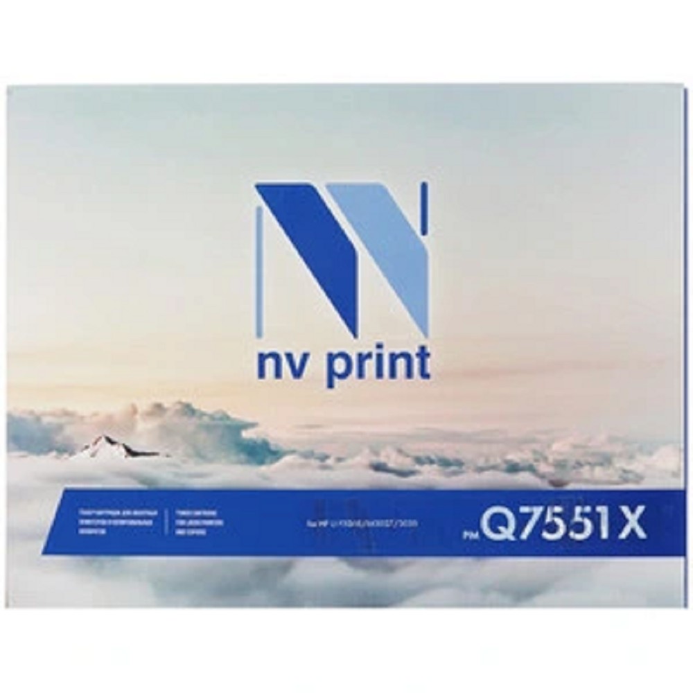 NVPrint Q7551X Картридж для LJ P3005/M3027mfp/M3035mfp (13 000 стр.)
