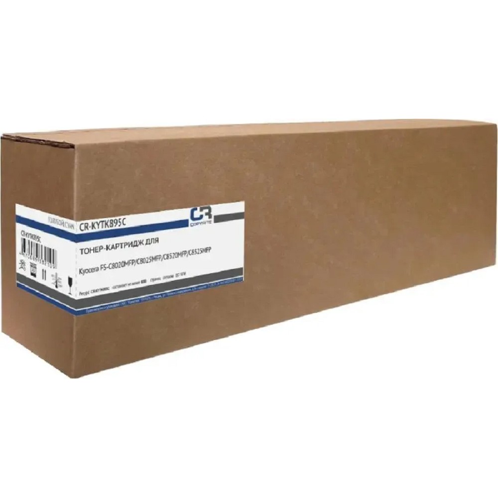 Картридж лазерный CopyRite CR-KYTK895C TK-895C голубой (6000стр.) для Kyocera FS-C8020MFP/C8025MFP/C