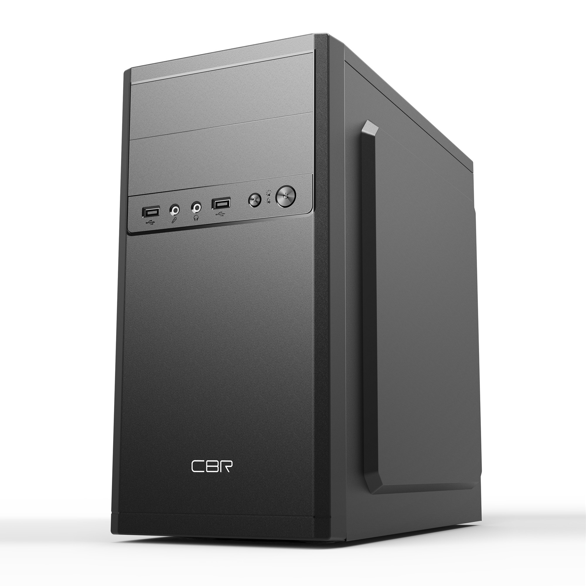 CBR Корпус mATX Minitower RD873, без БП, 2*USB 2.0, HD Audio+Mic, Black [PCC-MATX-RD873-WPSU]