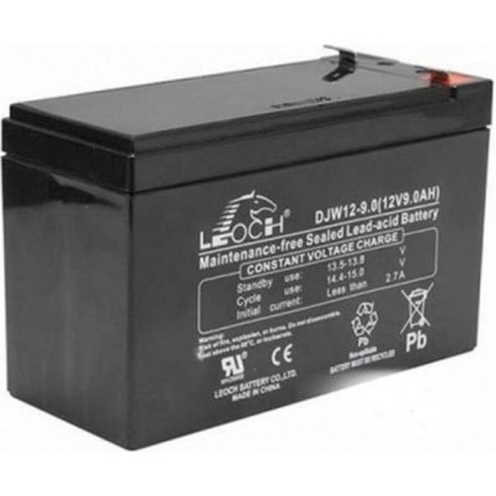 Leoch Батарея DJW12-9.0 (12V 9Ah)  F2