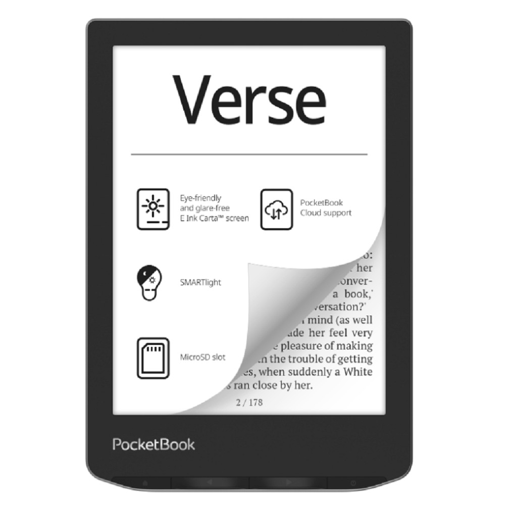 Электронная книга PocketBook 629 Verse Mist Grey