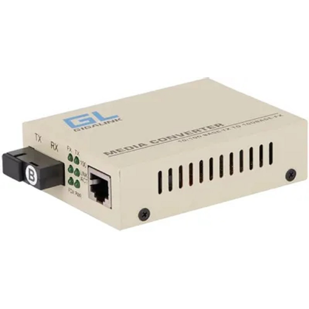 NIKOMAX GL-MC-UTPF-SC1F-18SM-1550-N Конвертер из UTP, 100Мбит/c в WDM, без LFP, SM, SC, Tx:1550/Rx:1310, 18 дБ (до 20 км)