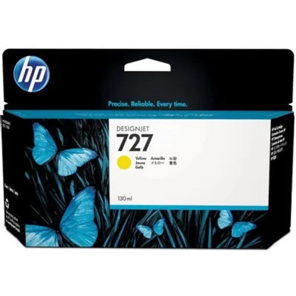 HP B3P21A Картридж №727, Yellow {Designjet T920/T1500, Yellow (130ml)}
