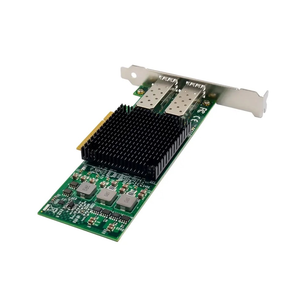ORIENT XWT-BM810PE8 SFP, Сетевая карта PCI-Ex8 v2.0 2xSFP+ 10GbE Server NIC, Broadcom BCM57810 chipset, 10/1 Гбит/с, 2 планки крепления (33189)