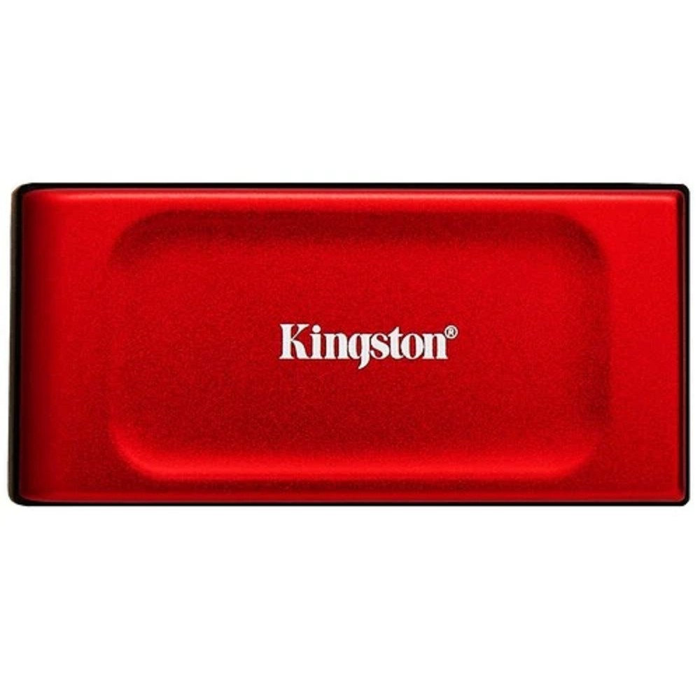 Kingston Portable SSD 1TB [SXS1000R/1000G] External XS1000,Type-C/A, USB 3.2 Gen 2, R/W 1050/1000MB/s, 70x33x14mm, 29g., Red (5 лет) 