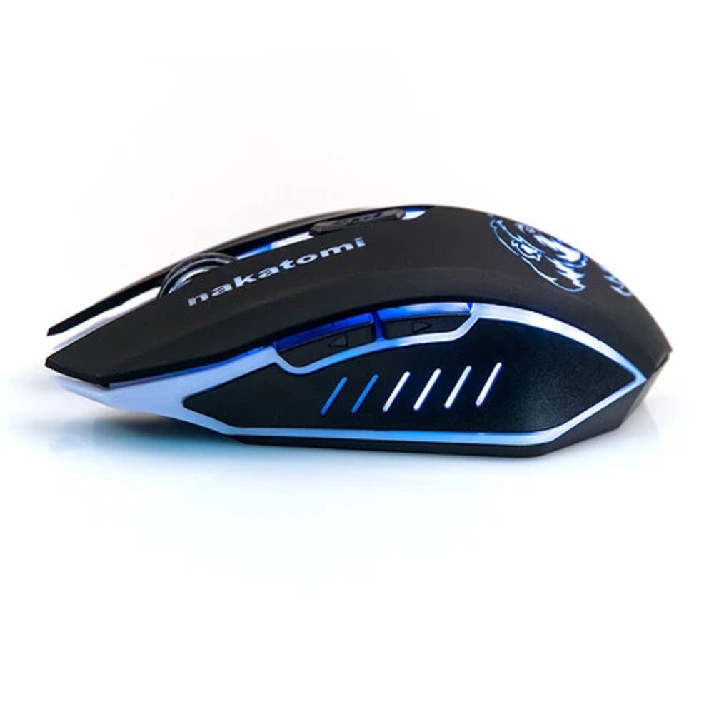 Мышь MROG-15UR Nakatomi Gaming RF 2.4G Optical - игровая, аккумулятор, 6 кнопок+ролик, 7ми цветная подсветка