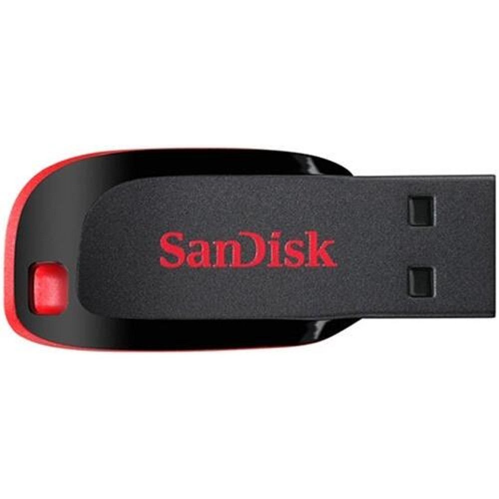 SanDisk USB Drive 64Gb Cruzer Blade SDCZ50-064G-B35 {USB2.0, Black-Red}  