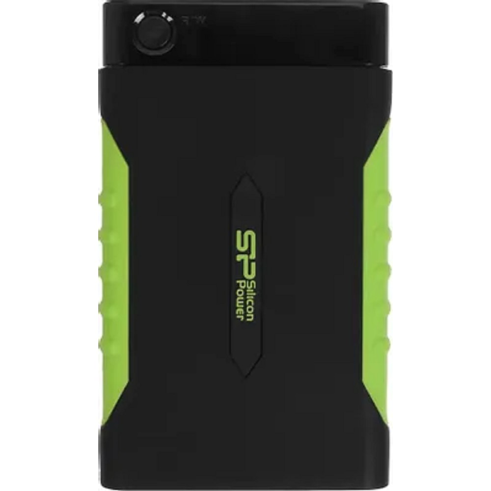Silicon Power Portable HDD 1Tb Armor A15 [SP010TBPHDA15S3K] {USB3.0, 2.5", Shockproof, black-green}