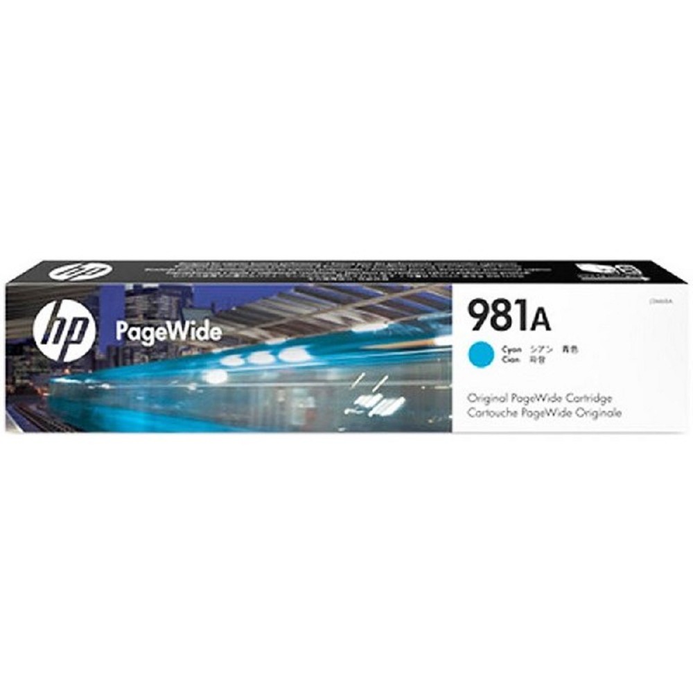 Картридж HP 981A струйный голубой (6000 стр)