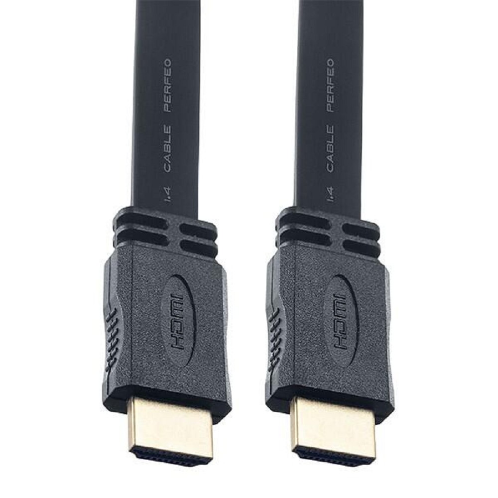PERFEO Кабель HDMI A вилка - HDMI A вилка, плоский, ver.1.4, длина 3 м. (H1303)