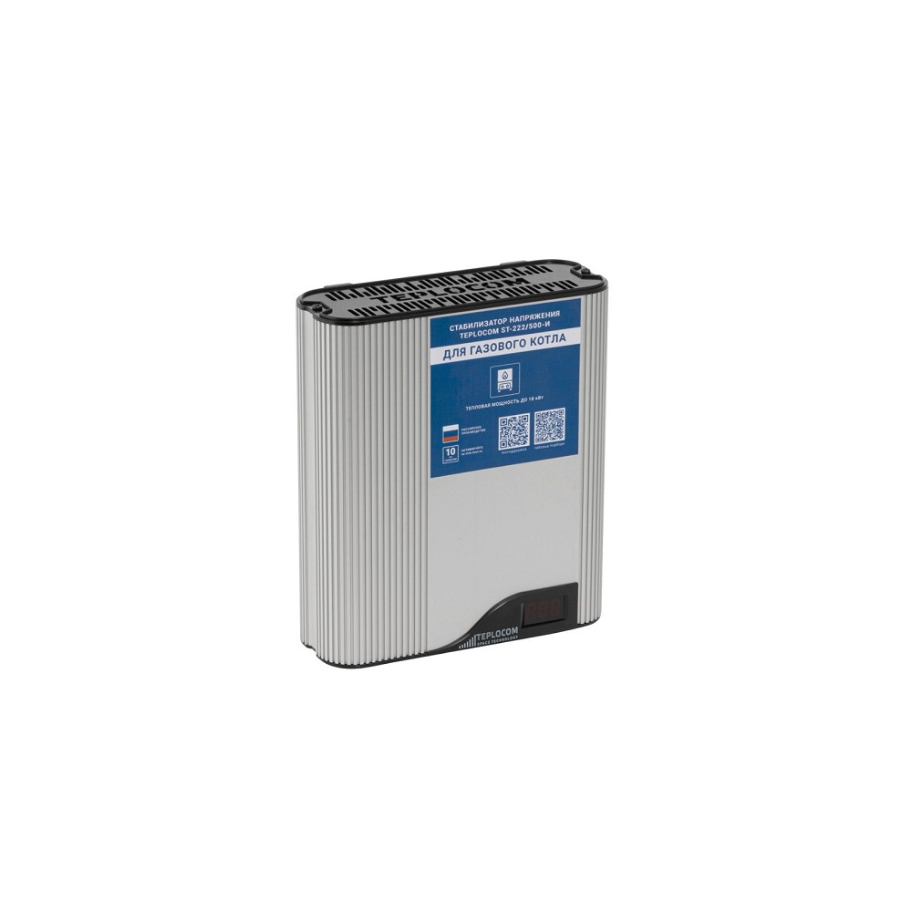 Бастион Teplocom ST-222/500-И стабилизатор сетевого напряжения 220В, 222ВА,U вх.145-260В,индикация (557)