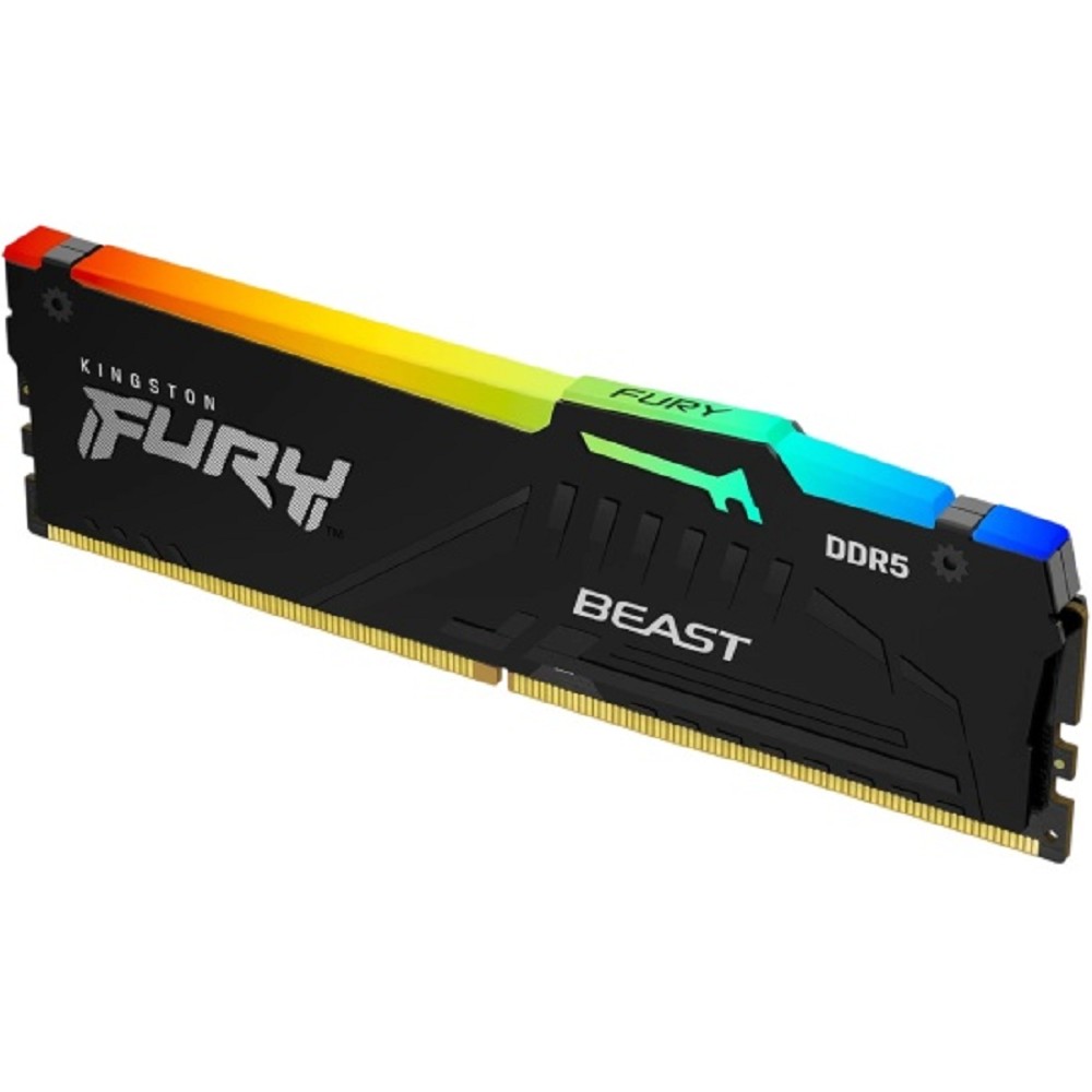 Kingston DDR5 DIMM 64GB 5600MT/s CL40 FURY Beast RGB KF556C40BBA-64