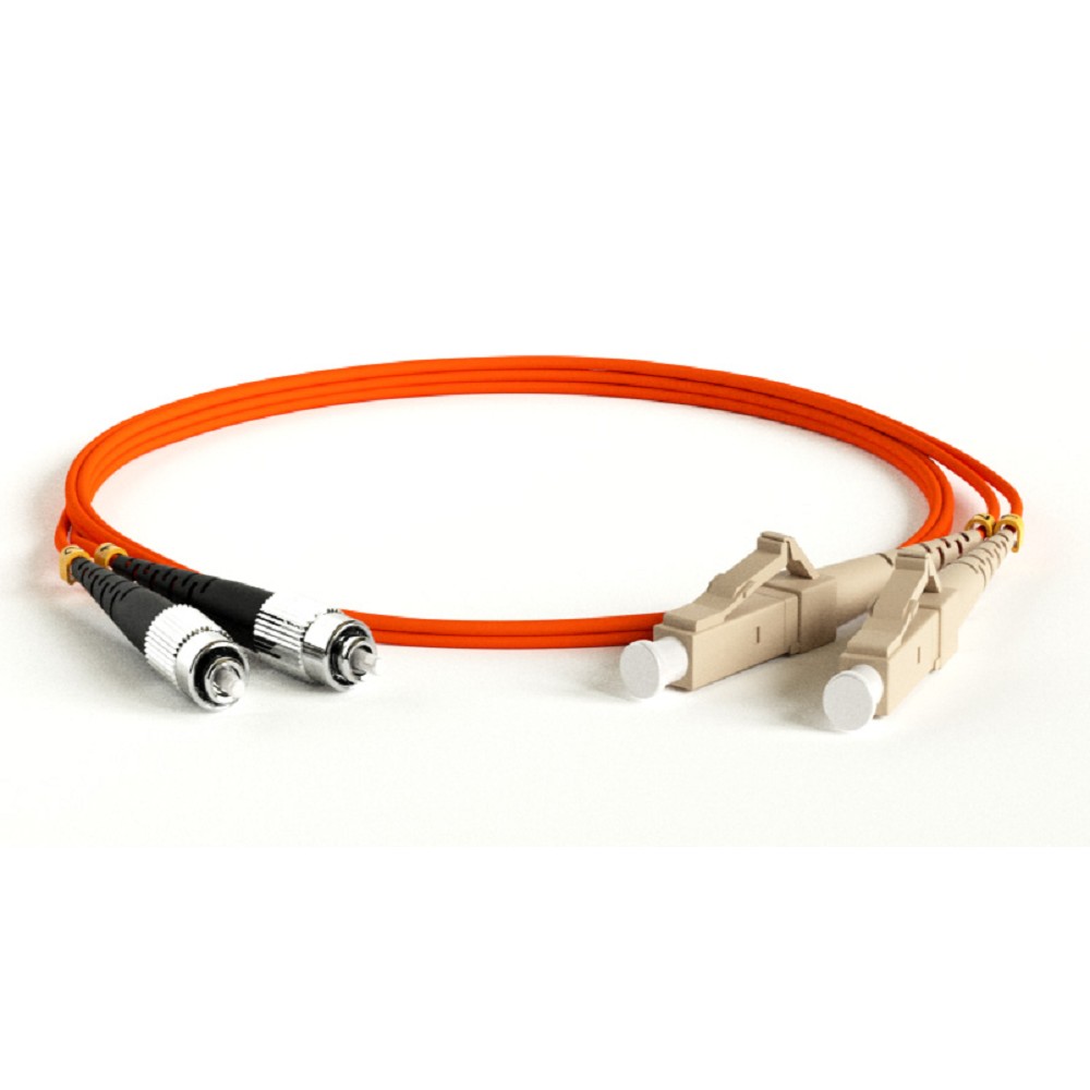 Hyperline FC-D2-50-FC/PR-LC/PR-H-5M-LSZH-OR (FC-50-FC-LC-PC-5M) Патч-корд волоконно-оптический (шнур) MM 50/125, FC-LC, duplex, LSZH, 5 м