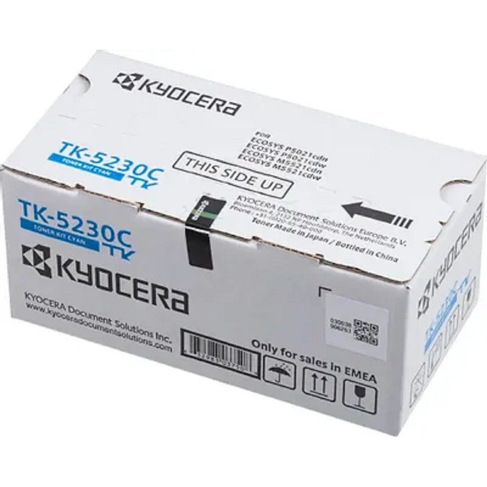 Kyocera-Mita TK-5230C Тонер-картридж, Cyan {P5021cdn/cdw, M5521cdn/cdw (2200стр)}