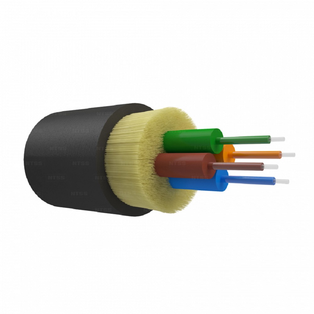 NTSS Оптический кабель IN/OUT, OM2, 50/125, 4 волокна, LSZH, черный NTSS-FO-D-IN/OUT-50-4-LSZH