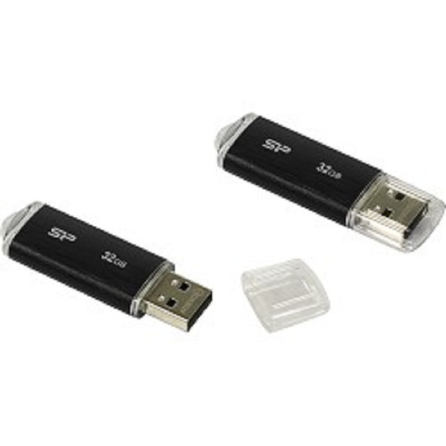 Silicon Power USB Drive 32Gb Ultima-II SP032GBUF2U02V1K {USB2.0, Black}