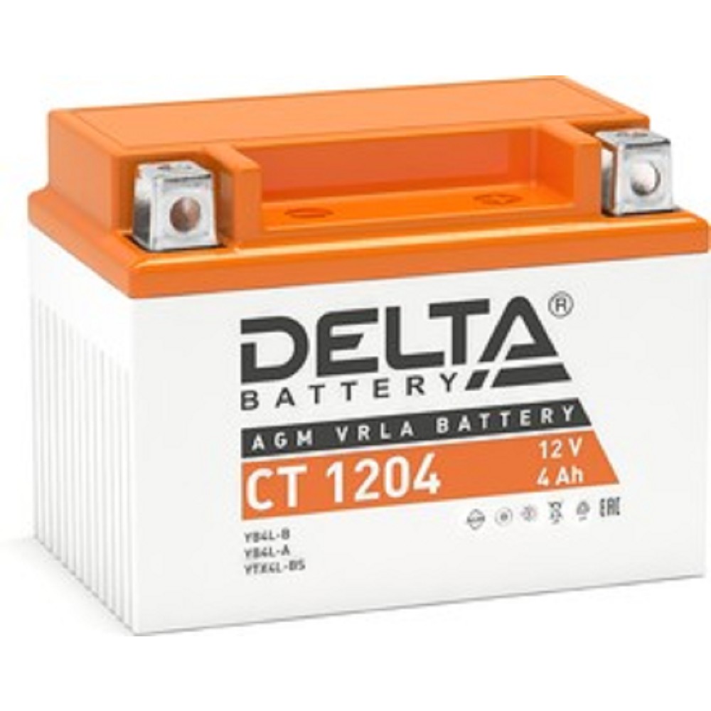 Delta CT 1204 (4 А\ч, 12В) для МОТО