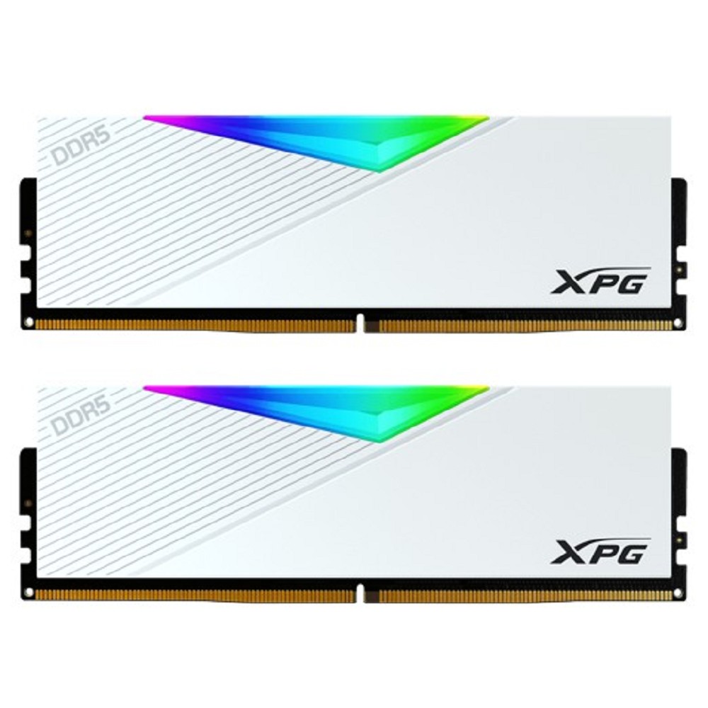 A-data DDR5 DIMM 64GB XPG LANCER RGB DDR5-6400 AX5U6400C3232G-DCLARWH, CL32, 1.4V K2*32GB RGB WHITE 