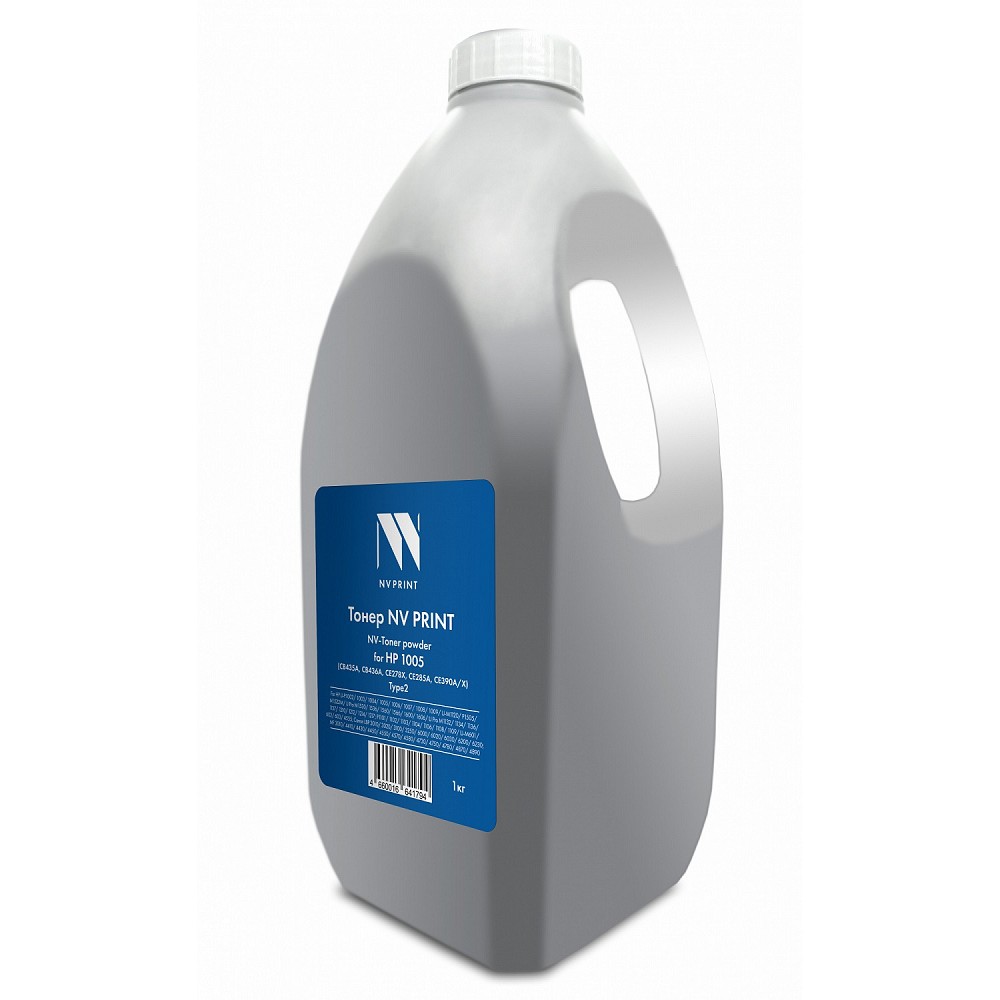 NV Print Тонер для CB435A,CB436A,CE278A/X, CE285A,CF244A  HP LJ-P1002, 1003, 1004, 1005, 1006, 1007, 1008, 1009, LJ-M1120, P1505, M1522M, LJ Pro M1530 Type2 (1кг) 