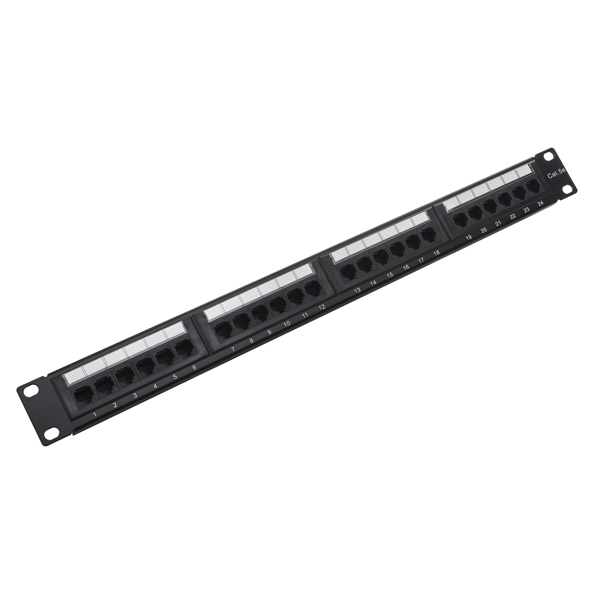 Повреждение упаковки Патч-панель 19" NEOMAX [NM-PP-1U24P-UC5E-D-101-BK] 1U, 24 порта, кат.5E, UTP, Dual IDC, цвет черный