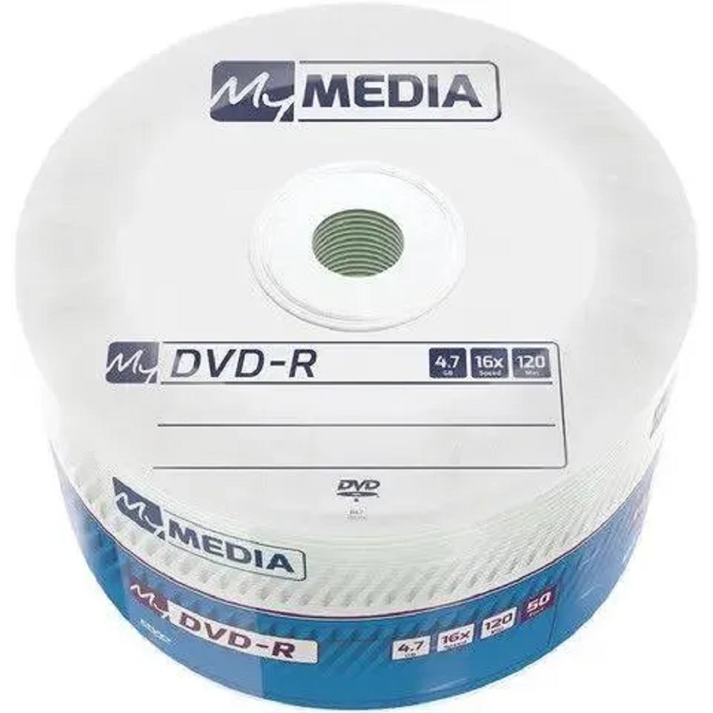 Повреждение упаковки Диски MyMedia DVD-R 4.7Gb 16x Pack wrap (50шт) (69200)