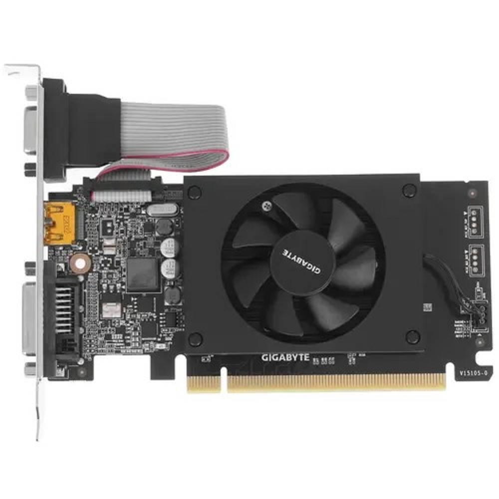 Gigabyte GV-N710D3-2GL 2.0 {GeForce GT 710 2GB DDR3 64bit 28nm 954/1600MHz DVI-D/HDMI/D-Sub}