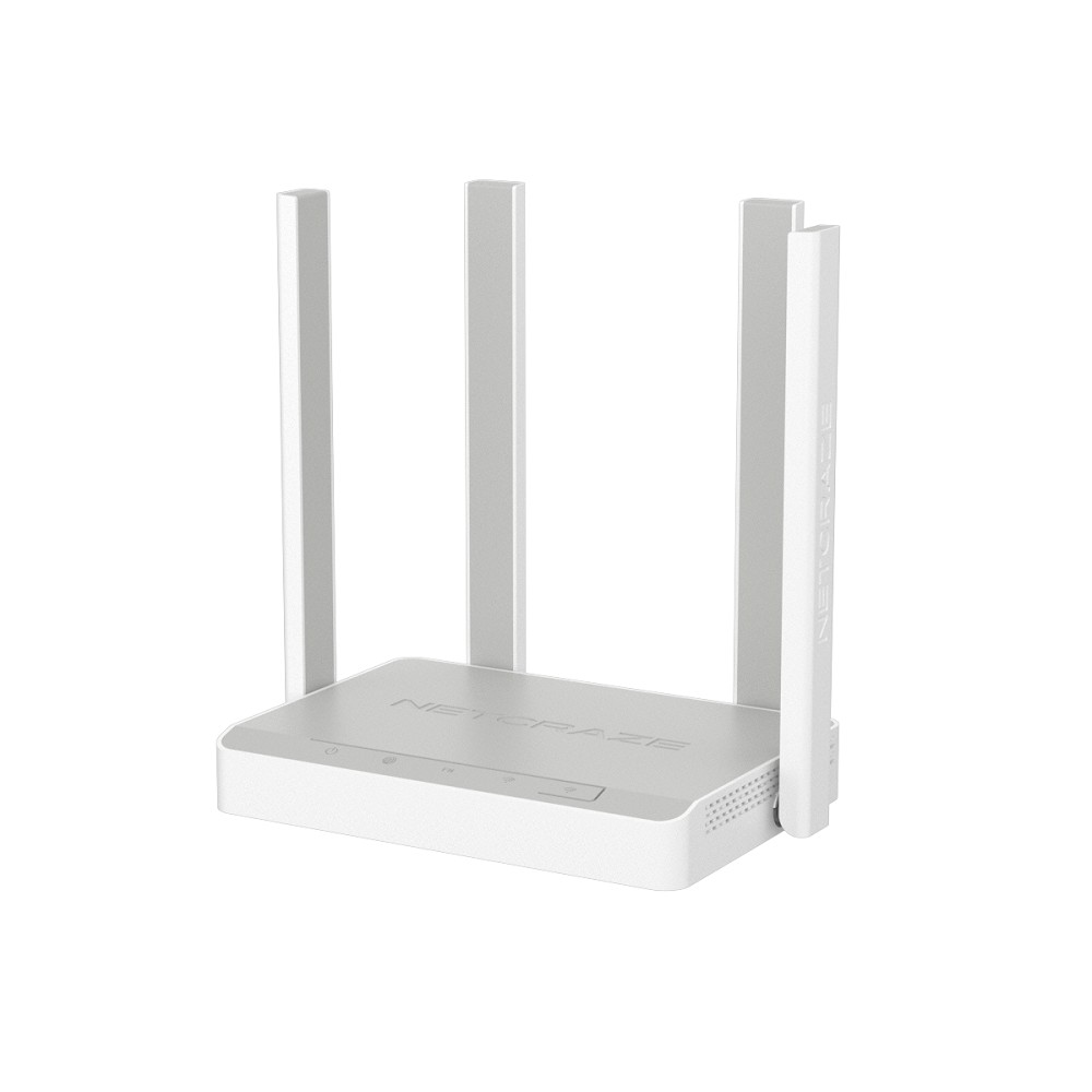 Netcraze Speedster (NC-3013) Гигабитный интернет-центр с Mesh Wi-Fi 5 AC1200, 4-портовым Smart-коммутатором и переключателем режима роутер/ретранслятор