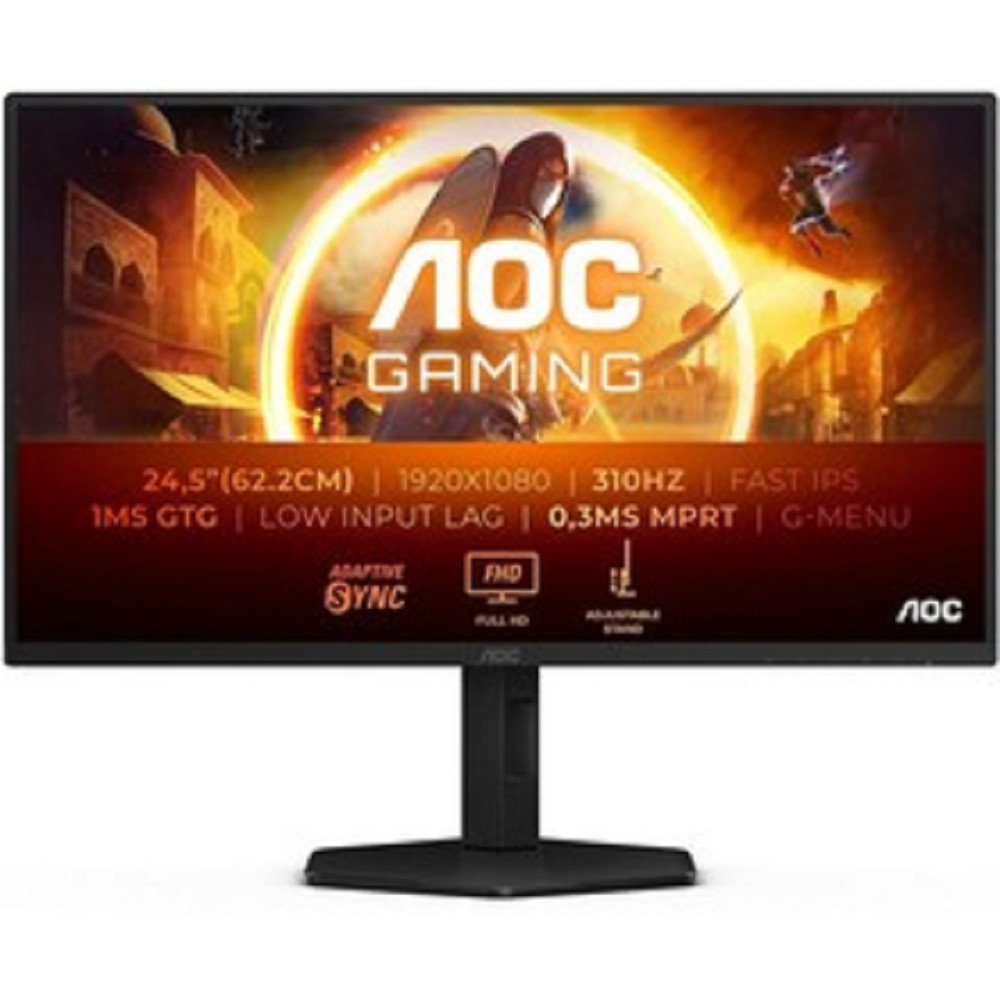 Повреждение упаковки LCD AOC 24.5" 25G4SXU {Fast IPS 1920x1080 300Hz (OC 310Hz) 1ms 400cd 2xHDMI DisplayPort 4xUSB3.2 HAS Internal Vesa}