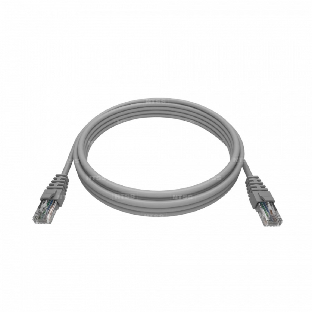 NTSS Патч-корд NTSS PREMIUM 2xRJ45/8P8C, T568B UTP CAT5e LSZH 5 метров, серый  NTSS-PC-PM-UTP-RJ45-5e-5.0-LSZH-GY