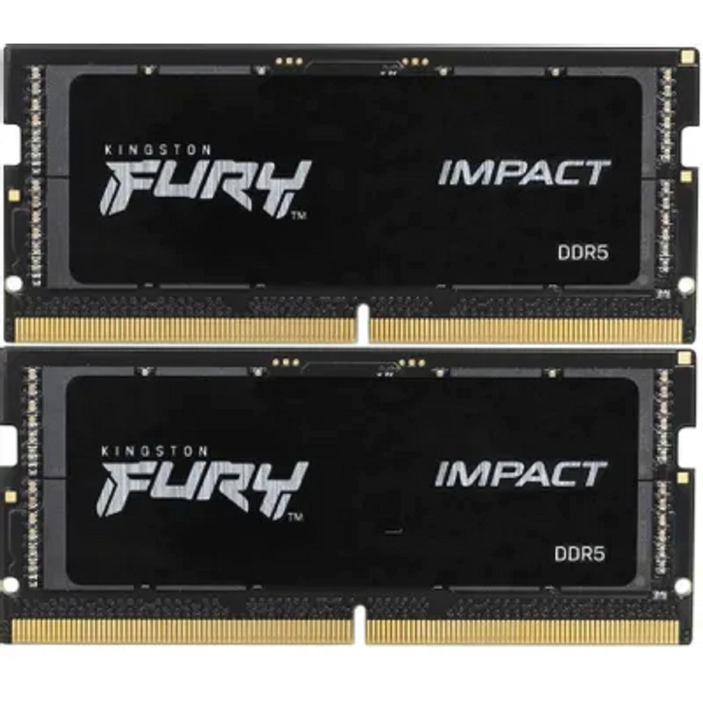 Kingston 16GB 4800MT/s DDR5 CL38 SODIMM (Kit of 2) FURY Impact KF548S38IBK2-16