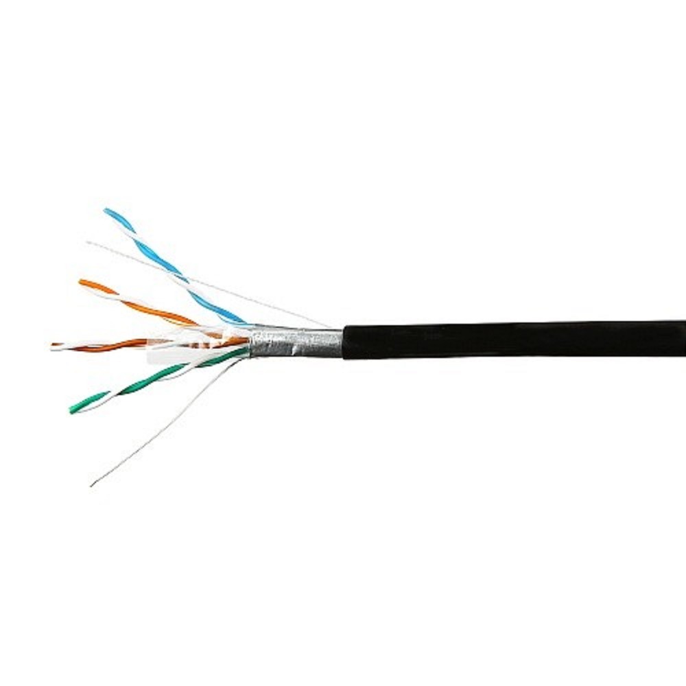 Повреждение упаковки SkyNet Кабель FTP outdoor 4x2x0,51, медный, FLUKE TEST, кат.5e, однож., 100 м, box, черный [CSP-FTP-4-CU-OUT/100]