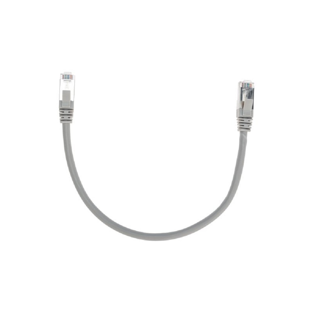 Rexant (02-0210-03) Патч-корд F/UTP, CAT 6, RJ45-RJ45, 26AWG, LSZH, серый, 0,3м