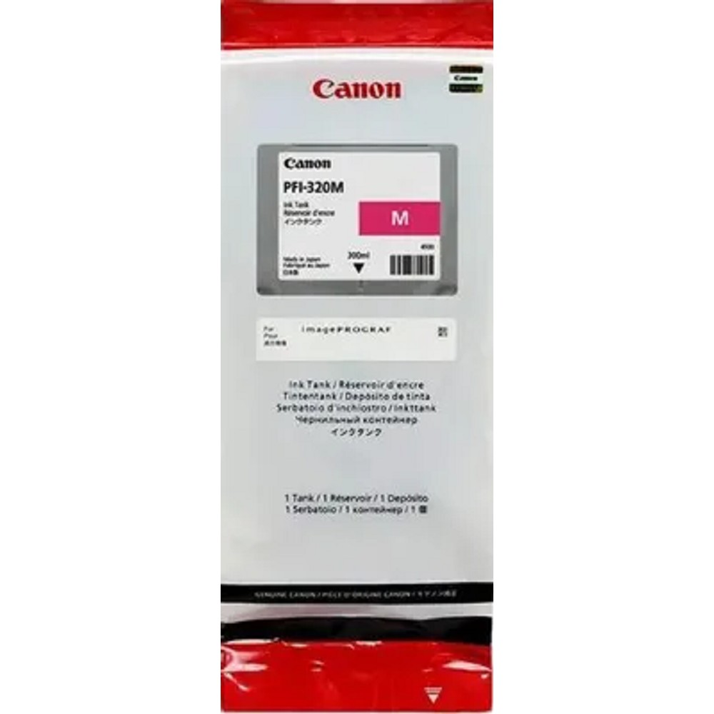 Canon PFI-320M Картридж  для Canon TM-200/TM-205/TM-300/TM-305, пурпурный. 300 мл