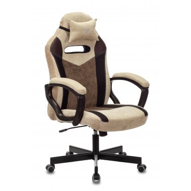 Кресло игровое Бюрократ VIKING 6 KNIGHT BR FABRIC коричневый крестовина металл [1380213]