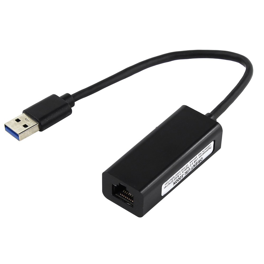 ORIENT U3L-1000N, Сетевая карта USB 3.0 (USB 3.1 Gen1) Gigabit Ethernet, RTL8153 chipset, 1 Гбит/с, поддержка Win10, Linux, MAC OS (30760)