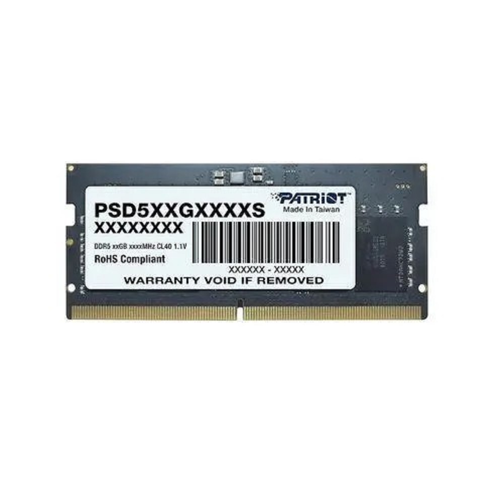  Patriot DDR5 SODIMM 32Gb  Память  4800MHz PSD532G48002S RTL PC5-38400 CL40  260-pin 1.1В dual rank