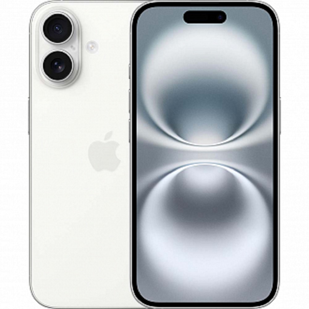 Apple iPhone 16 128GB White [MYE93HN/A] (Sim+eSim Индия)