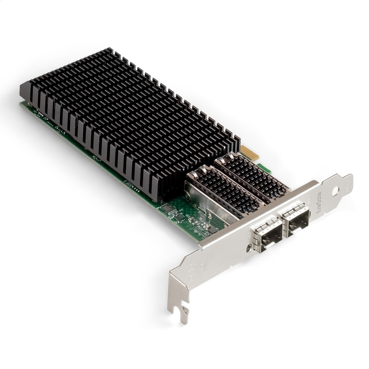 Exegate EX299018RUS Сетевой адаптер ExeGate EXE-MCX4-2SFP28 (PCI-E x8 v.3, порты 2x SFP28, Dual 25/10/1Gb/s, RDMA NIC Chipset Mellanox ConnectX-4)