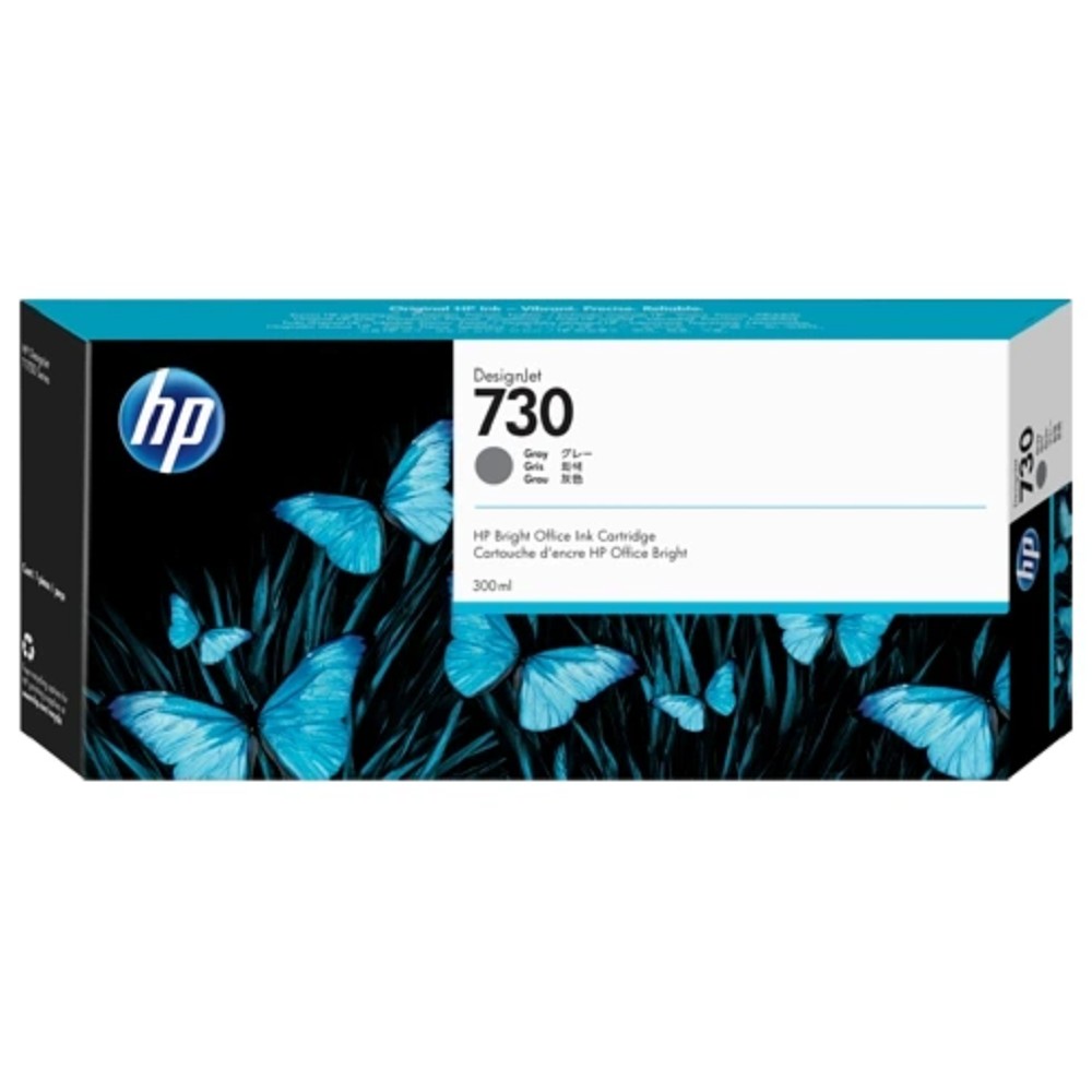 HP 730  P2V72A Картридж HP серый   {HP DesignJet T1700, (300 мл)}