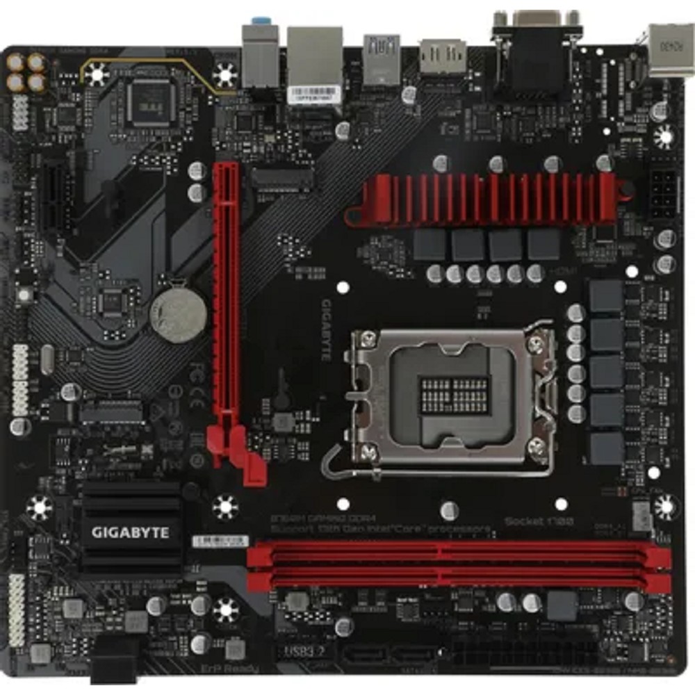 Gigabyte B760M GAMING DDR4 {Soc-1700 Intel B760 2xDDR4 mATX AC`97 8ch(7.1) 2.5Gg RAID+VGA+HDMI+DP }