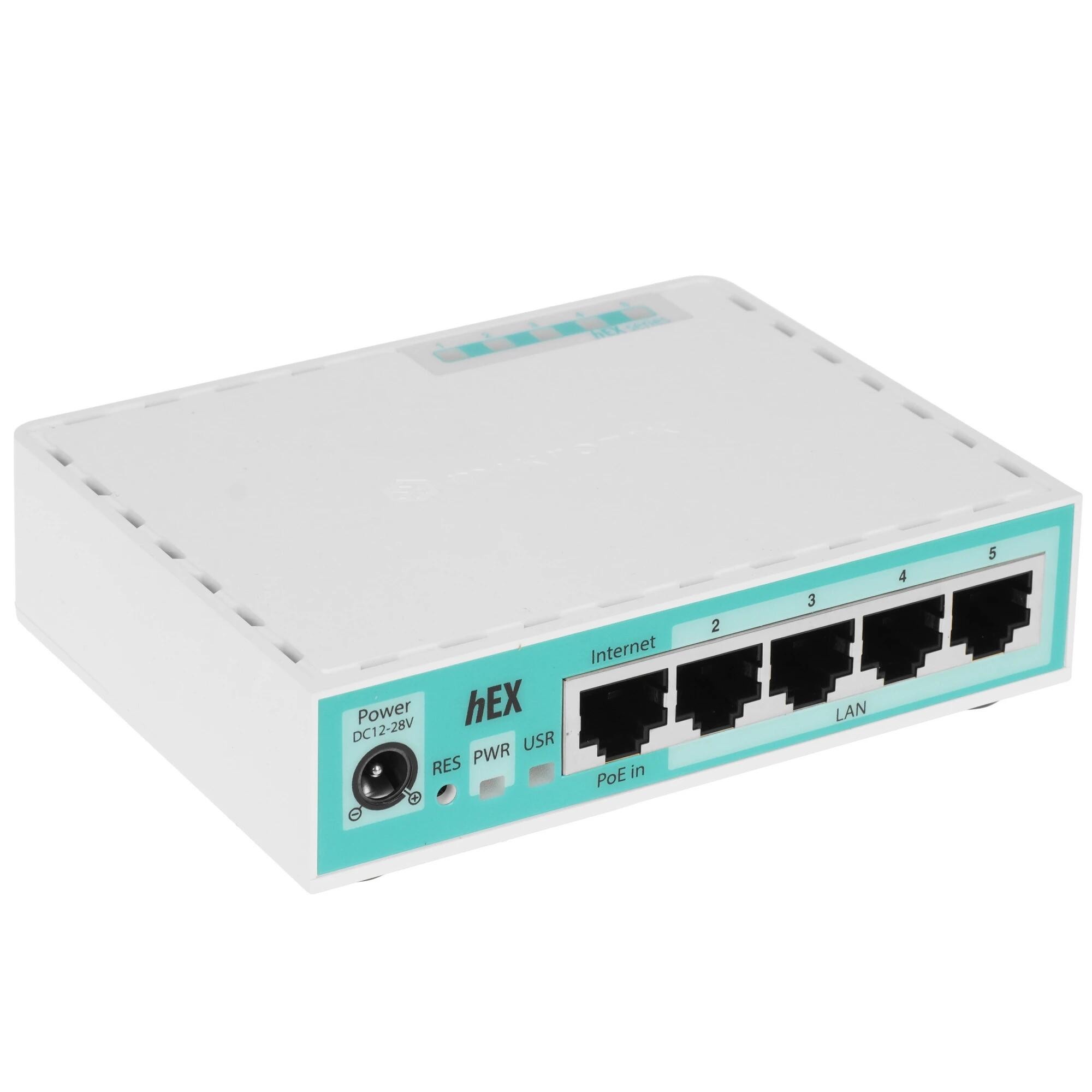 MikroTik E50UG Маршрутизатор проводной, hEX Refresh,  5*1Gbit RJ45, 512MB RAM, Dual-core CPU, USB
