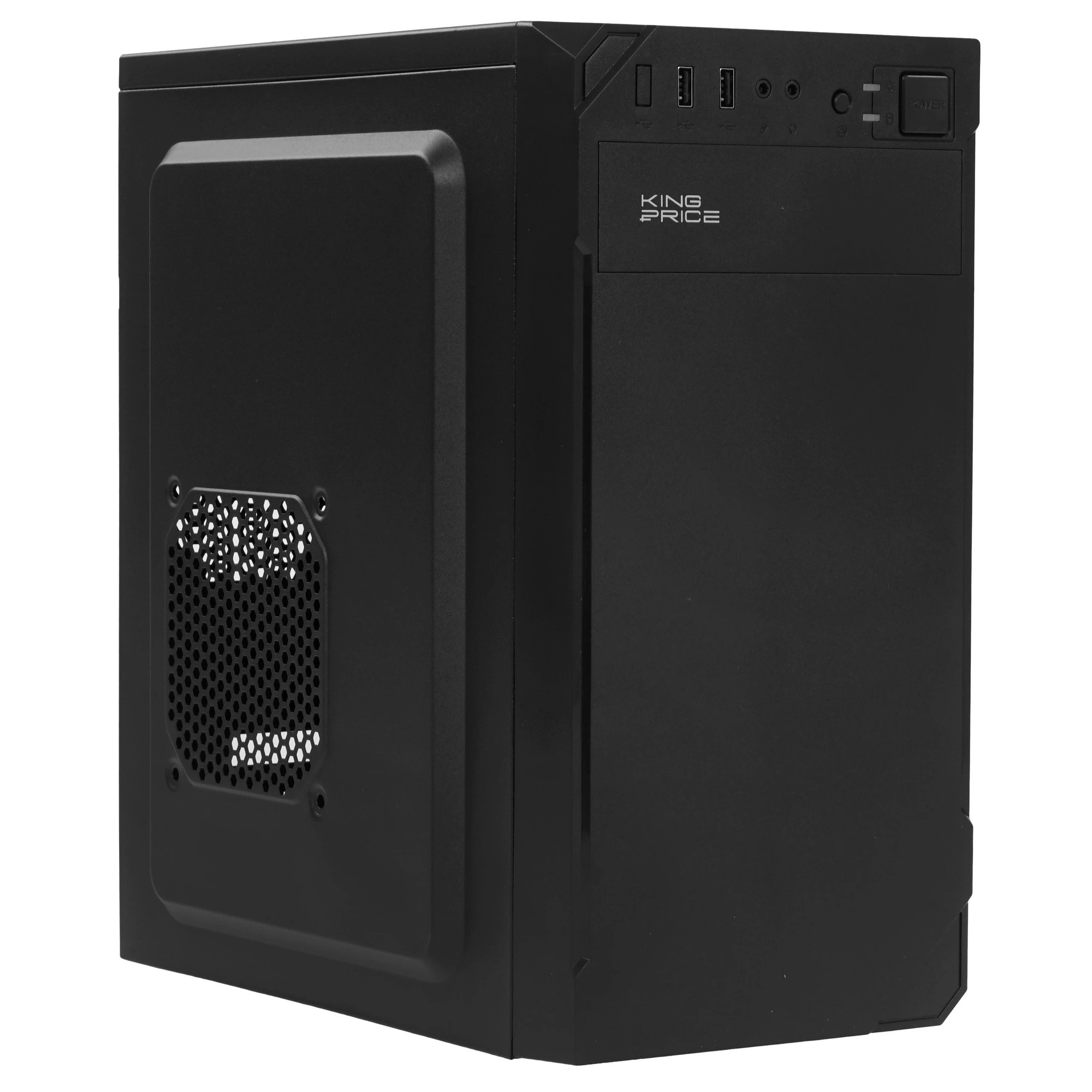 Корпус KingPrice KPCC-MN209 черный без БП mATX 1x80mm 2x120mm 2xUSB2.0 audio